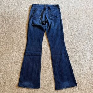 Vintage Y2K High Rise Dark Wash Flare Jeans